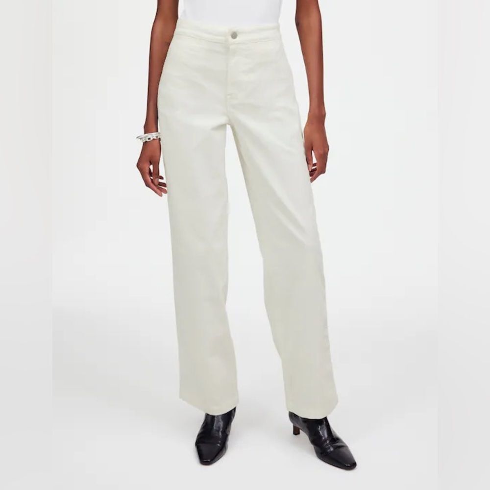 NWT Madewell The Emmett Wide-Leg Pant in Corduroy sz 30